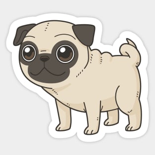 Pug Sticker